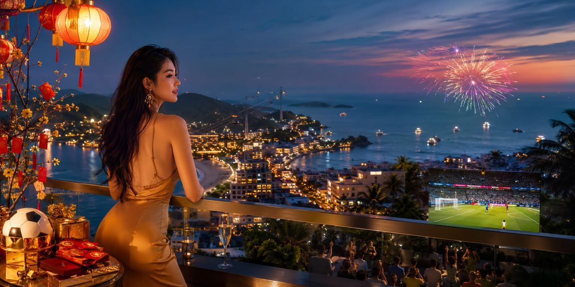 Điện thoại hiển thị 113 trong khung cảnh đèn lồng Phú Quốc về đêm